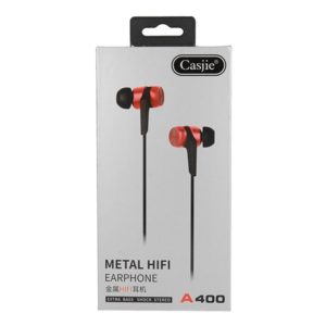 Ακουστικά Earphones CASJIE A400 Metal-Red MPS14948