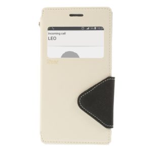 Θήκη Xperia M2 Roar Diary View Window Leather Case for Sony Xperia M2 - White MPS10018