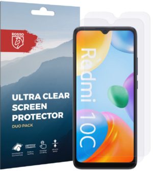Rosso Ultra Clear Screen Protector - Μεμβράνη Προστασίας Οθόνης - Xiaomi Redmi 10C - 2 Τεμάχια (8719246375644) 110541