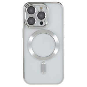 Θήκη Transparent TPU for iPhone 15 Pro Compatible with MagSafe-Silver MPS15924