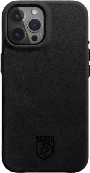 Rosso Elite Back Cover - Δερμάτινη Θήκη MagSafe - Apple iPhone 15 Pro Max - Black (8719246442025) 119367