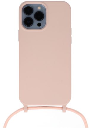 Vivid Silicone Lace - Θήκη Σιλικόνης με Λουράκι Λαιμού - Apple iPhone 13 Pro - Nude (VISILACE197NUDE) 13017739