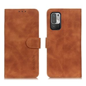 Θήκη Xiaomi Redmi Note 10 5G KHAZNEH Vintage Style Leather Wallet-brown MPS15250