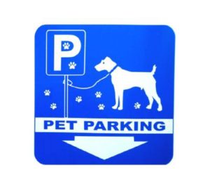 Πινακίδα Pet Parking , μπλε, αλουμίνο Κωδικός Προϊόντος:07.94.024